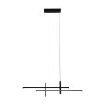 Eglo Pendelleuchte Trepilia Aluminium Stahl Schwarz 20W 2500lm - 830 Warmweiß | IP20