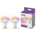 Doppelpack 2x WiZ Smart Led-Spot GU10 PAR16 5W 400lm 36D | Höchste Farbwiedergabe - Dimmbar - Ersatz Für 50W