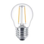 Philips Corepro LED Lustre E27 Boule Filament Claire 2W 250lm - 827 Blanc Très Chaud | Équivalent 25W