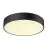 SLV Medo Pro 40 Mur et Plafonnier Aluminium Noir Ronde 19W 2500lm - 930-940 CCT | IP50 - Meilleur Rendu De Couleur - Dali Dimmable 