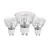 Lot 3x Eglo Spot LED GU10 PAR16 13.5W 345lm 38D - 830 Blanc Chaud | Remplacement 50W