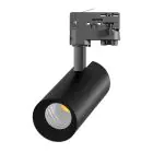 Spot LED Sur Rail 3 Phases  Eco Aluminium Noir 20W 2060lm 36D - 840 Blanc Froid | UGR 