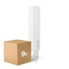 Lot 9x Philips CorePro PL-C LED 8.9W 1100lm - 840 Blanc Froid | 2 Broches - Remplacement 26W