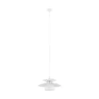 Eglo Suspension Luminaire Brenda Blanc, Matt Nickel | Convient pour E27