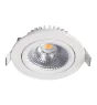 LED Inclinable Spot Blanc Ronde 5W 550lm 60D - 940 Blanc Froid | 85mm - IP54 - Dimmable - Meilleur Rendu De Couleur