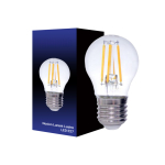 LED E27 Boule Filament Claire 4.5W 470lm - 827 | Dimmable - Remplacement 40W