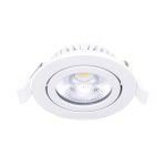 LED inclinable Spot Blanc 6W 550lm - 930 | Diamètre 75mm - IP54 - Meilleur rendu de couleur 