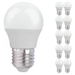 Lot 10x Classic LED E27 Boule Filament Claire 4.5W 470lm - 827  | Remplacement 40W